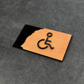 Bathroom Signs Restroom Wheelchairs Sign - "Sherwood" Design - Photo #4