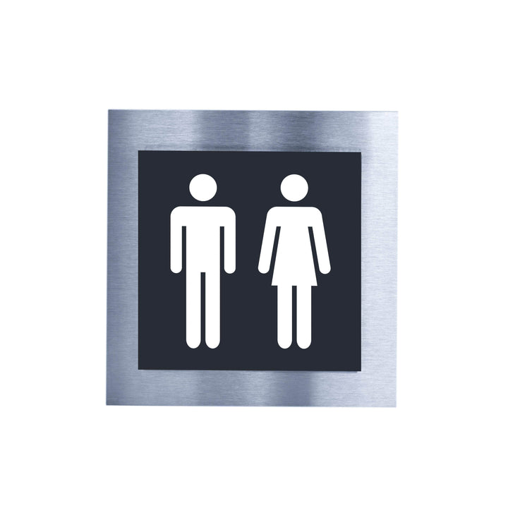 Bathroom Signs All Gender Restroom Signs - "Modern" Design