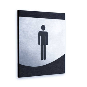 Steel Door Signs for Bathroom Bathroom Signs Anthracite Gray Bsign