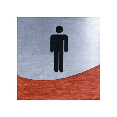 Interior Men Sign of Restroom Bathroom Signs Redwood Bsign