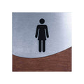 Bathroom Signs Woman Interior Sign for Restroom - "Jure" Design - Photo #3