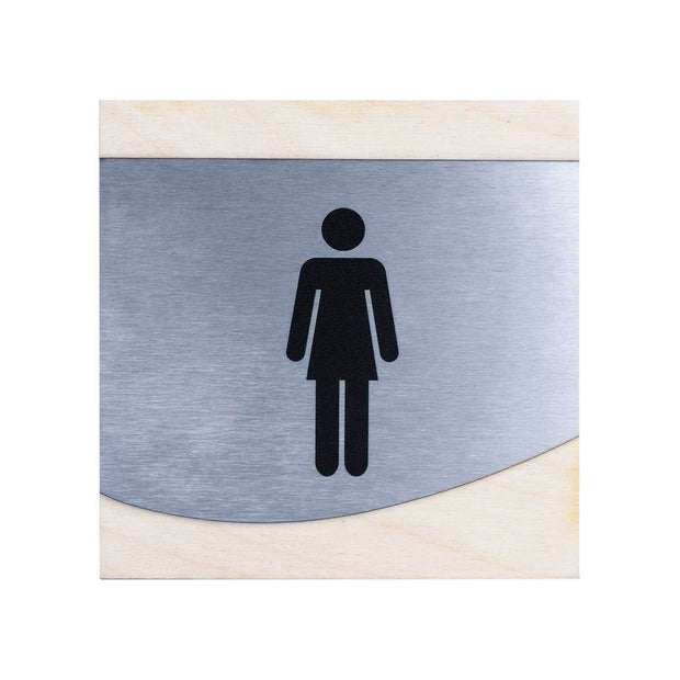 Bathroom Signs Ladies Bathroom Sign: "Venture" Design