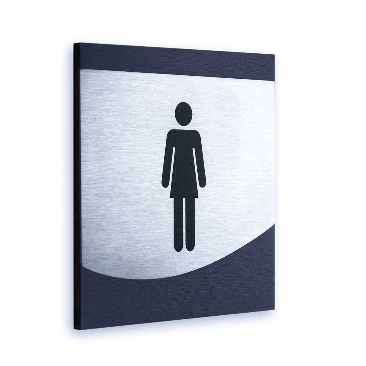 Ladies Door Signs for Bathroom Bathroom Signs Anthracite Gray Bsign
