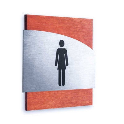 Steel Ladies Bathroom Signs Bathroom Signs Redwood Bsign