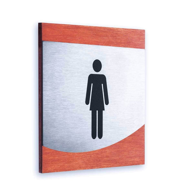 Bathroom Signs Ladies Bathroom Sign: "Venture" Design