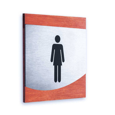 Ladies Door Signs for Bathroom Bathroom Signs Redwood Bsign