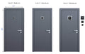 Information signs Fitness Room Steel Door Sign - "Modern" Design - Photo #3