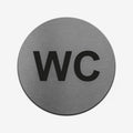 Bathroom Signs WC Sign: Stainless Steel Sign - Photo #2