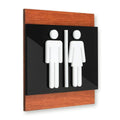 Bathroom Signs Wood All Gender Bathroom Sign - "Buro" Design - Photo #7