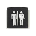 Bathroom Signs All Gender Bathroom Sign: Wood Sign — "Scandza" Design - Photo #3