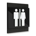 Bathroom Signs Wood All Gender Bathroom Sign - "Buro" Design - Photo #1