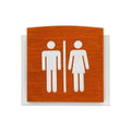 Bathroom Signs All Gender Bathroom Sign: Wood Sign — "Scandza" Design - Photo #8