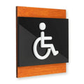 Bathroom Signs Interior Wheelchair Bathroom Door Sign - "Buro" Design - Photo #8