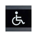 Bathroom Signs Interior Wheelchair Bathroom Door Sign - "Buro" Design - Photo #3