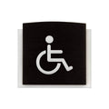 Bathroom Signs Wheelchair Bathroom Sign: Wood Sign — "Scandza" Design - Photo #4