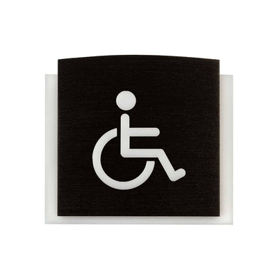 Wheelchair Wooden Bathroom Signs Bathroom Signs Dark Wenge Bsign