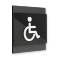 Bathroom Signs Interior Wheelchair Bathroom Door Sign - "Buro" Design - Photo #5