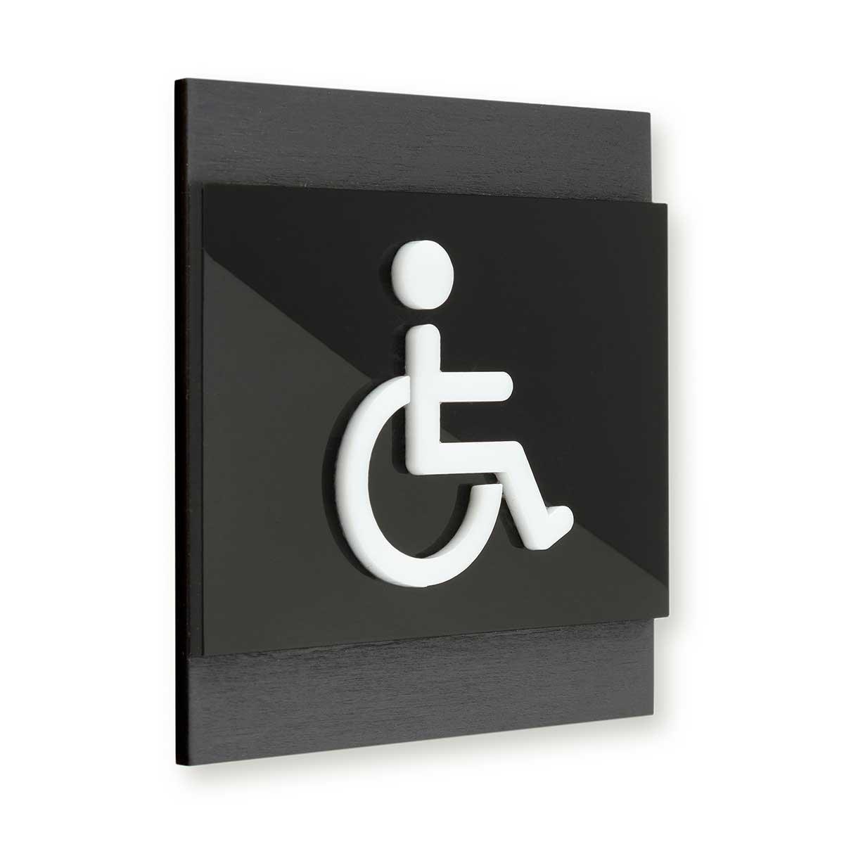  Interior Wheelchair Bathroom Door Sign Bathroom Signs Anthracite Gray Bsign