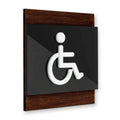 Bathroom Signs Interior Wheelchair Bathroom Door Sign - "Buro" Design - Photo #6