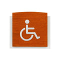Bathroom Signs Wheelchair Bathroom Sign: Wood Sign — "Scandza" Design - Photo #8