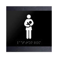 Bathroom Signs Wood Lactation Sign for Mother Room - "Buro" Design - Photo #3