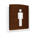 Bathroom Signs Men's Bathroom Sign: Wood Sign — "Scandza" Design - Photo #1