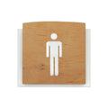 Bathroom Signs Men's Bathroom Sign: Wood Sign — "Scandza" Design - Photo #6