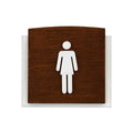 Bathroom Signs Women's Restroom Sign: Wood Sign — "Scandza" Design - Photo #5