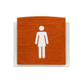 Bathroom Signs Women's Restroom Sign: Wood Sign — "Scandza" Design - Photo #8