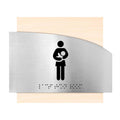 Bathroom Signs Wooden Mother Lactation Room Sign - "Wave" Design - Photo #4