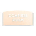 Computer Room Sign — Wood Door Plate — "Scandza" Design - Photo #2