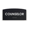 Door Signs Counselor Sign - Wood Door Plate - "Scandza" Design - Photo #3