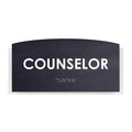 Door Signs Counselor Sign - Wood Door Plate - "Scandza" Design - Photo #4