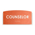 Door Signs Counselor Sign - Wood Door Plate - "Scandza" Design - Photo #6