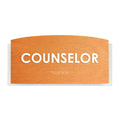 Door Signs Counselor Sign - Wood Door Plate - "Scandza" Design - Photo #5