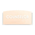 Door Signs Counselor Sign - Wood Door Plate - "Scandza" Design - Photo #2