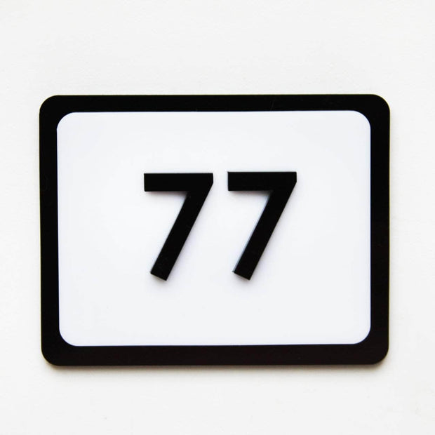 Door Numbers Acrylic Room Numbers Sign