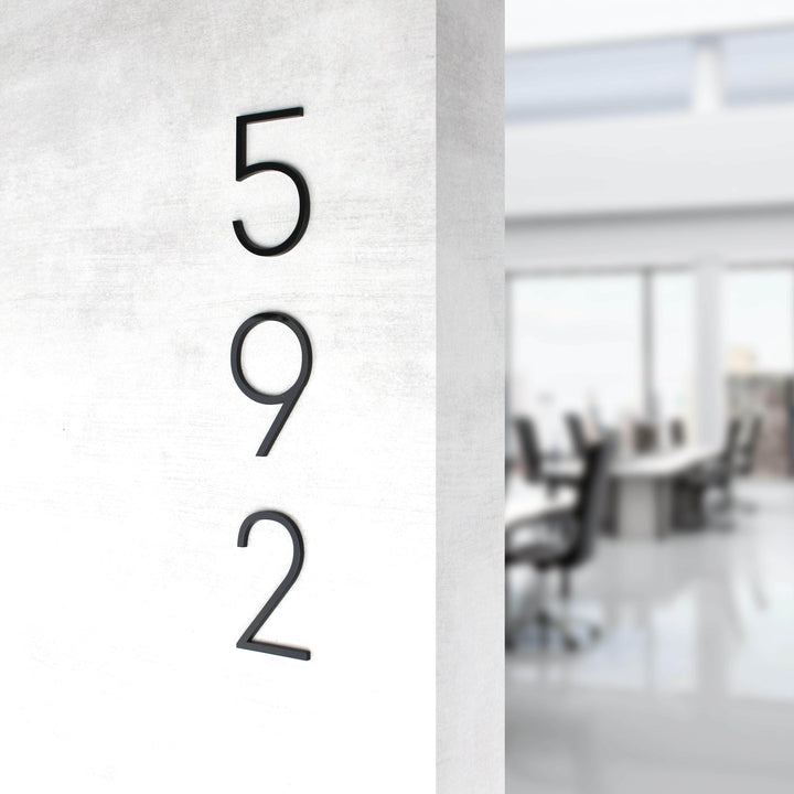 Door Numbers Acrylic Interior Door Numbers Sign - "Thin" Design (price for one symbol)