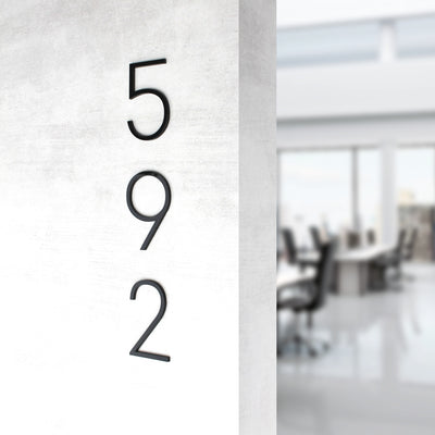 Acrylic Interior Door Numbers Sign - 