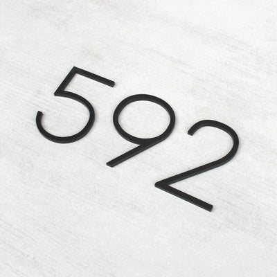 Acrylic Interior Door Numbers Sign "Thin" Design (price for one symbol)