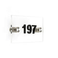 Door Numbers Custom Door Number Sign: Acrylic Sign — "Classic" Design - Photo #1