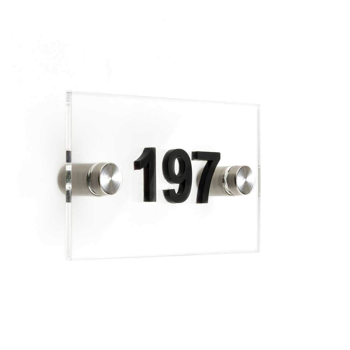 Acrylic Room Number Sign —