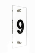 Door Numbers Custom Door Number Sign: Acrylic Sign — "Classic" Design - Photo #3
