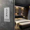 Door Numbers Unit Number Sign: Acrylic Sign - Photo #2