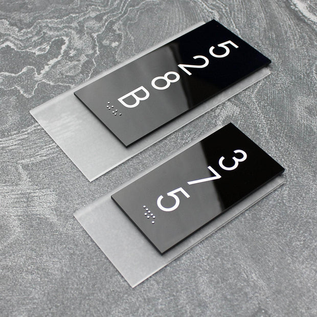Door Numbers Unit Number Sign: Acrylic Sign
