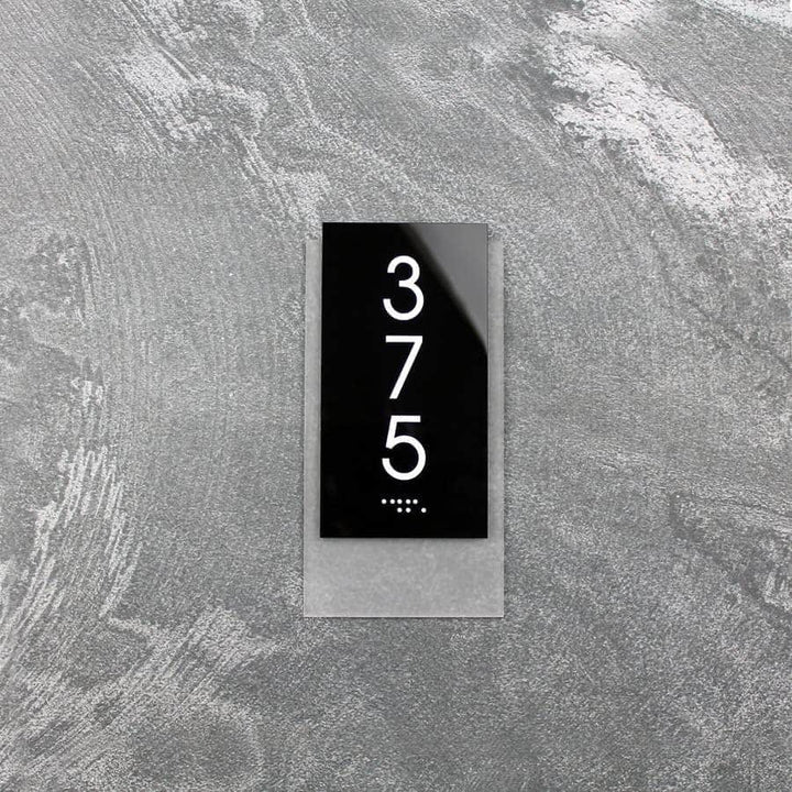 Door Numbers Unit Number Sign: Acrylic Sign