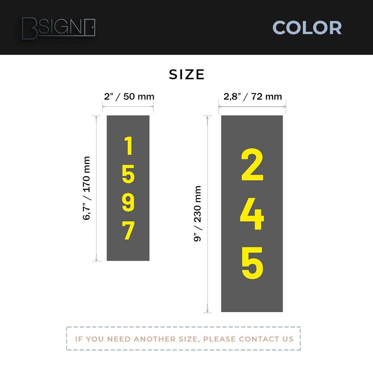 Apartment Unit Number Sign – Bsign