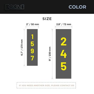 Apartment Unit Number Sign – Bsign
