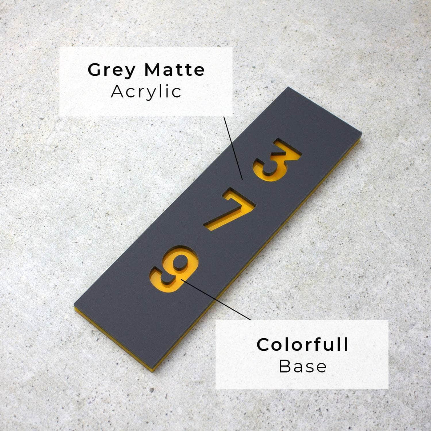 Apartment Unit Signs