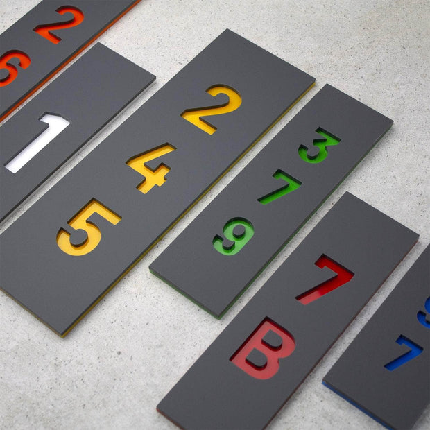 Door Numbers Apartment Unit Number Sign